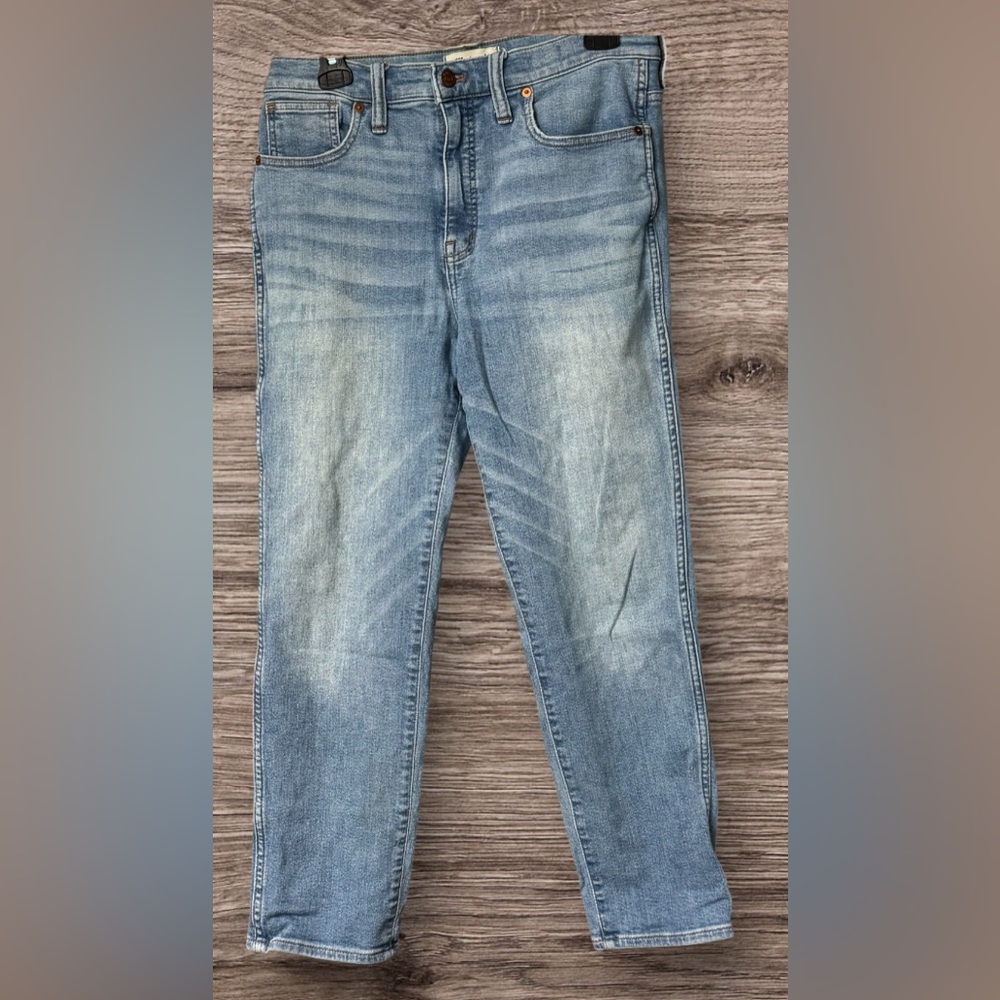 Madewell Stovepipe High Waist Stretch Crop Jeans SZ 29